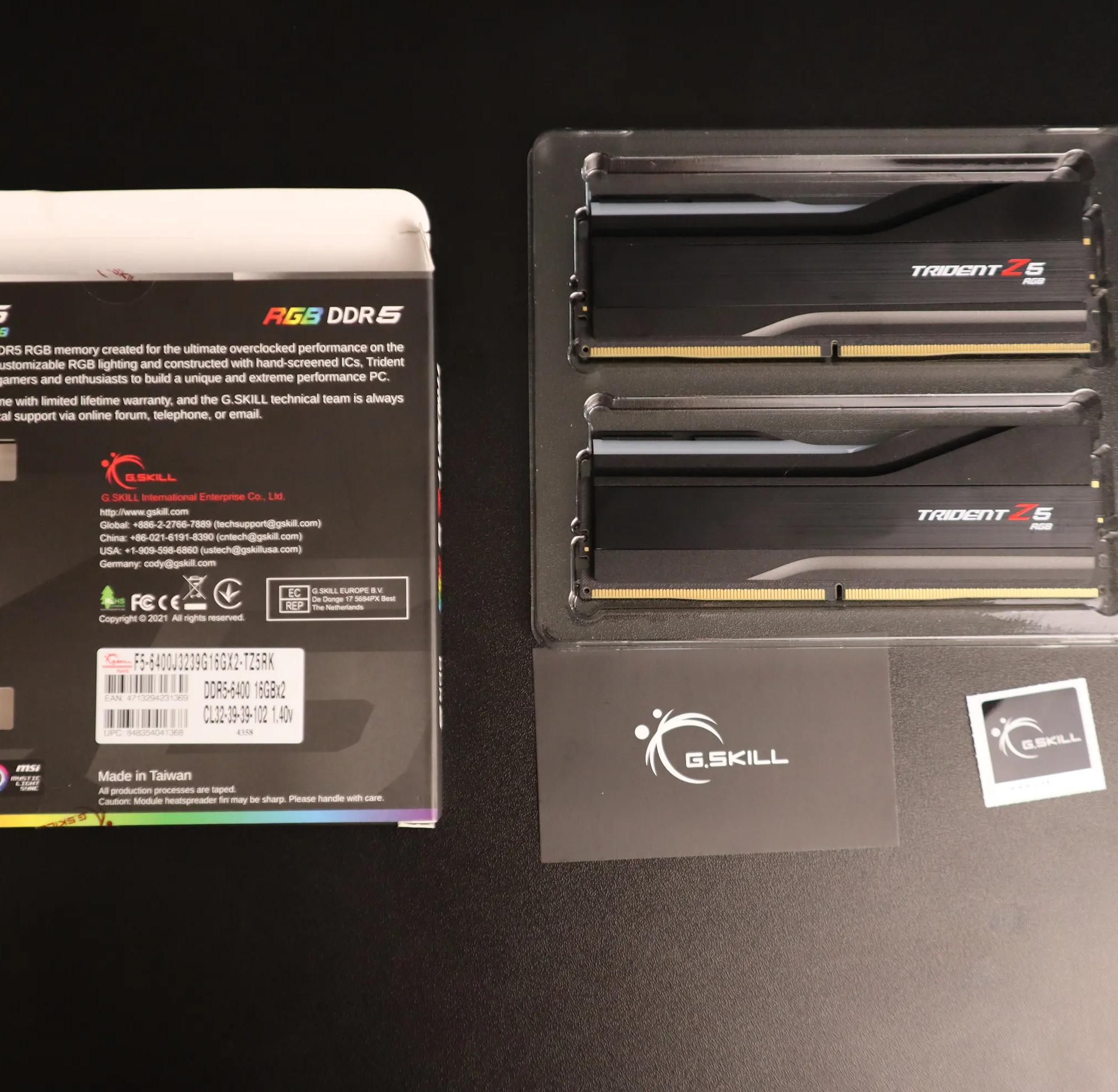 TriddentZ5 RGB DDR5 Ram 32gb
