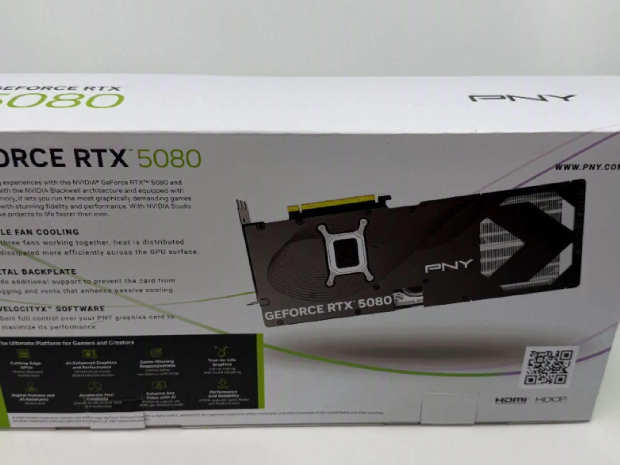 BNIB PNY Geforce RTX 5080 Triple Fan OC