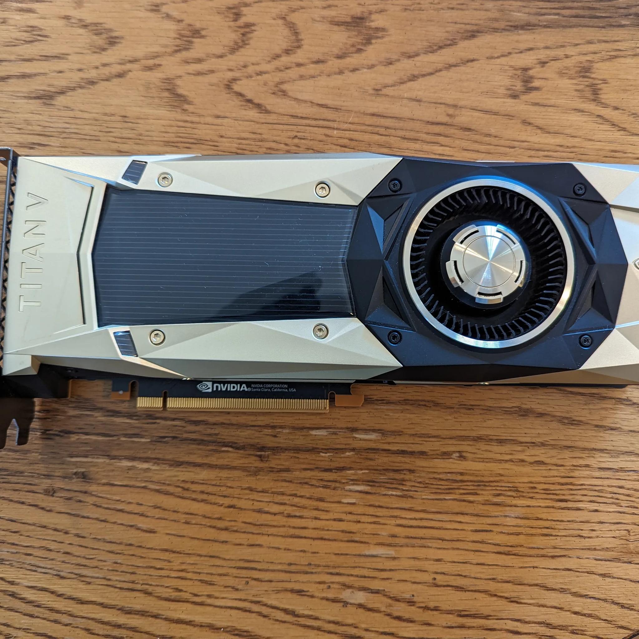 NVIDIA TITAN V Volta 12GB HBM2 GPU Video/Graphics Card