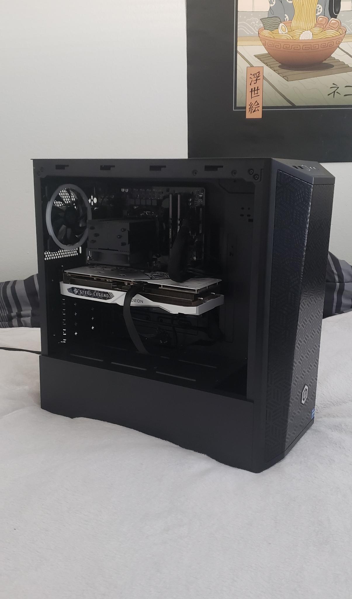 "The Neon-Steel" High-End Gaming PC, i7-12700k, RX 6650 XT