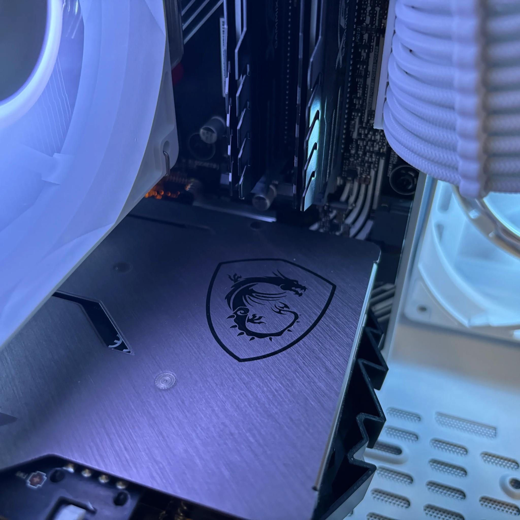 All White Custom NVIDIA Gaming PC