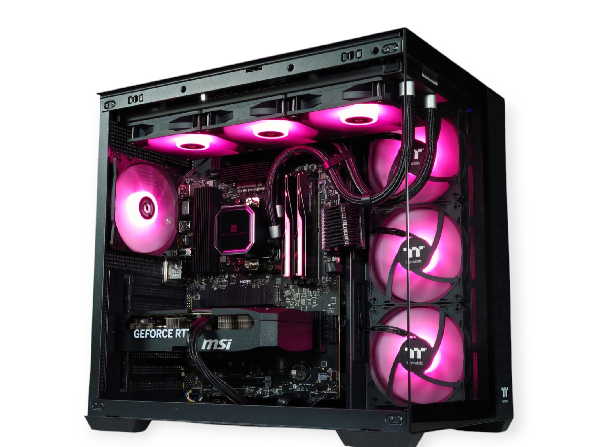 🌌 ☄️Liquid Cooled Gaming PC☄️Nvidia RTX 5060 Ti 16GB🌌AMD Ryzen 7 7700🌌32GB DDR5🌌1TB NVME