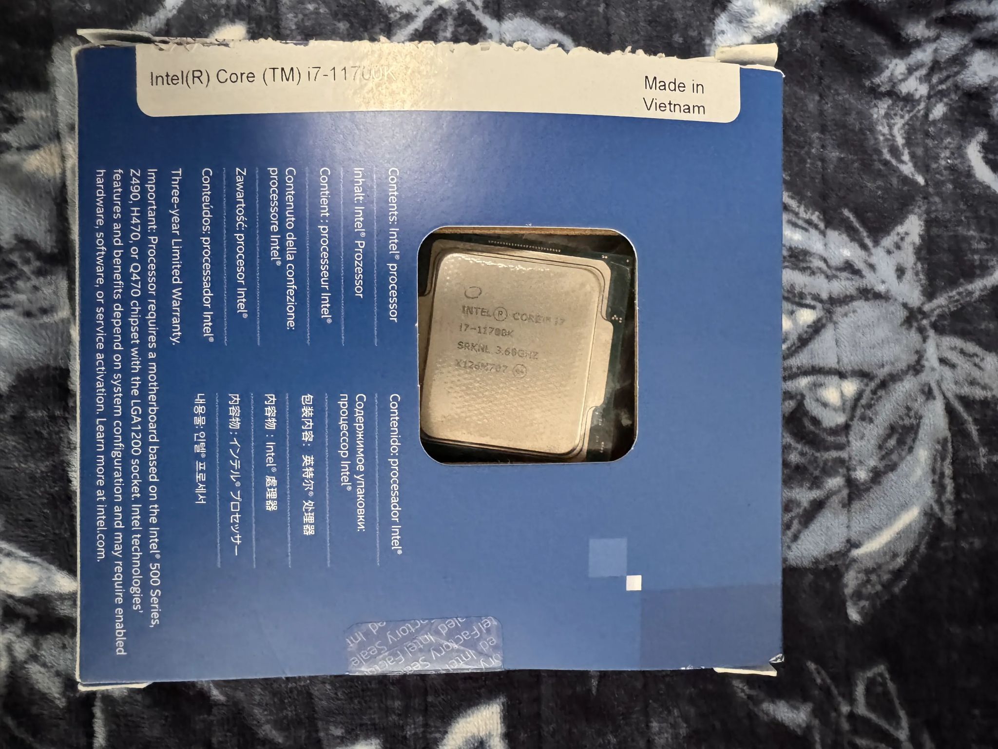 Intel Core i7-11700K Processor
