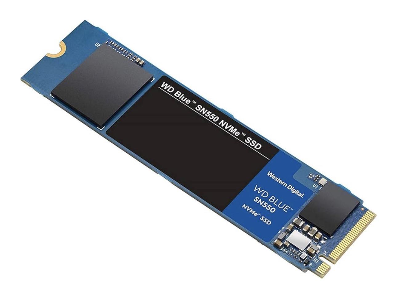 Western Digital 1TB WD Blue SN550 NVMe Internal SSD - Gen3 x4 PCIe 8Gb/s, M.2