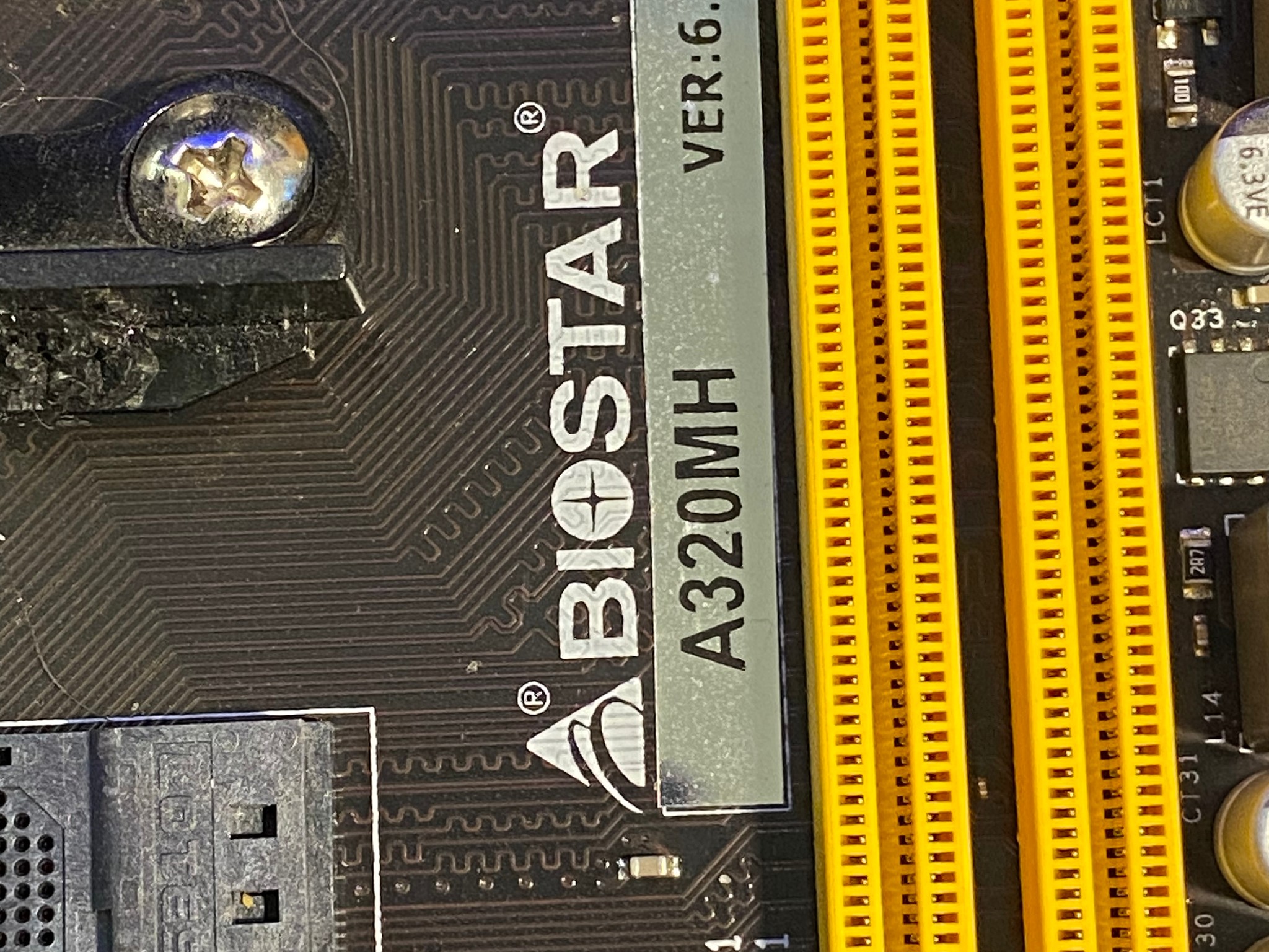 Biostar A320MH PRO Micro ATX AM4 Motherboard Plus Cooler Master Cooler