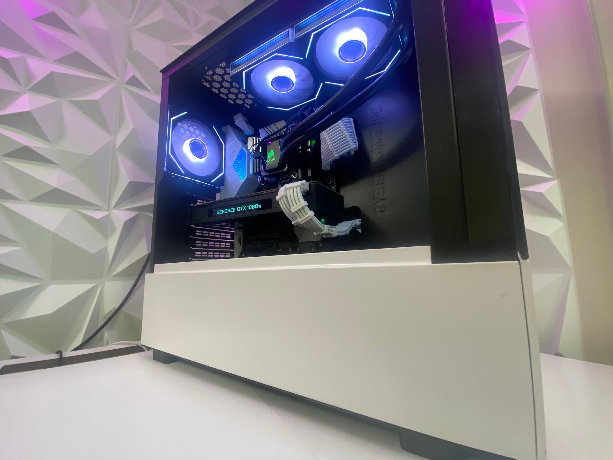 🎅🎅 White Elite Build – intel i5 9600K + GTX 1080 Ti 11GB | 1080p/1440p High FPS Ready