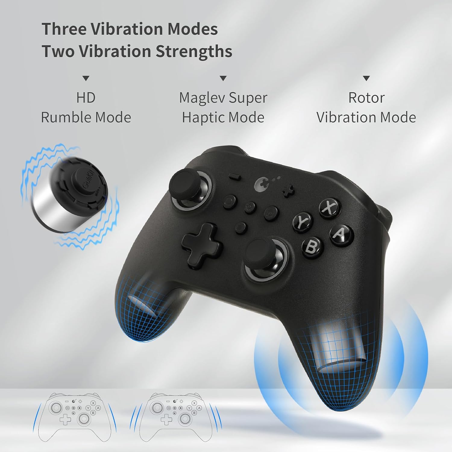 Gulikit Kk3 Pro Video Game Controller Black