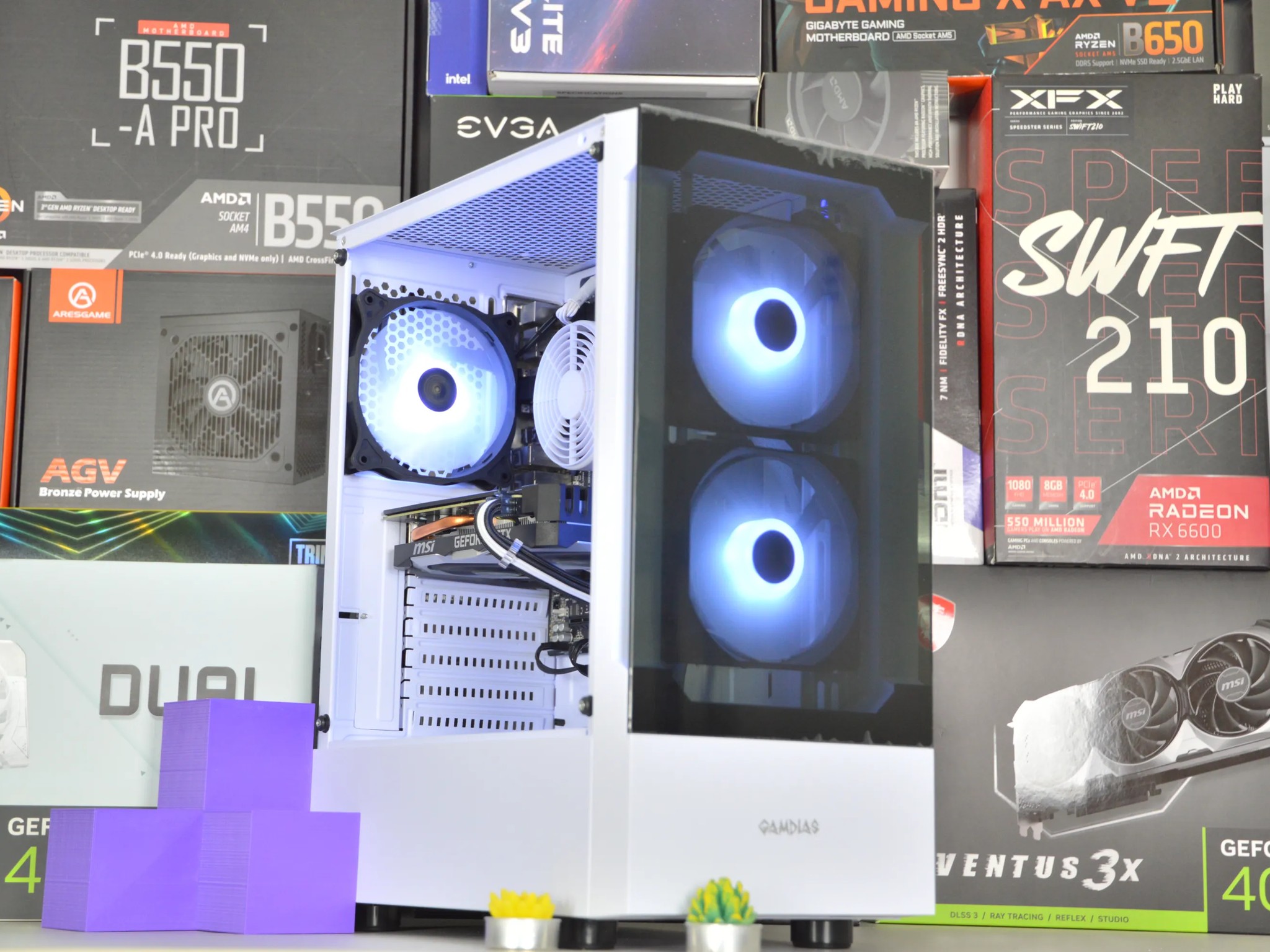 【つちっち】ゲーミングPC i7 7700 GTX1660Ti ⚫🧊| GTX 1660 Ti 6GB | INTEL i7-7700 | 16GB DDR4 RAM | 512GB SATA