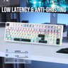 AULA F99 PRO (BRAND NEW) Blue White, Wireless Mechanical 95% LEOBOG Nimbus Switches w/ Knob