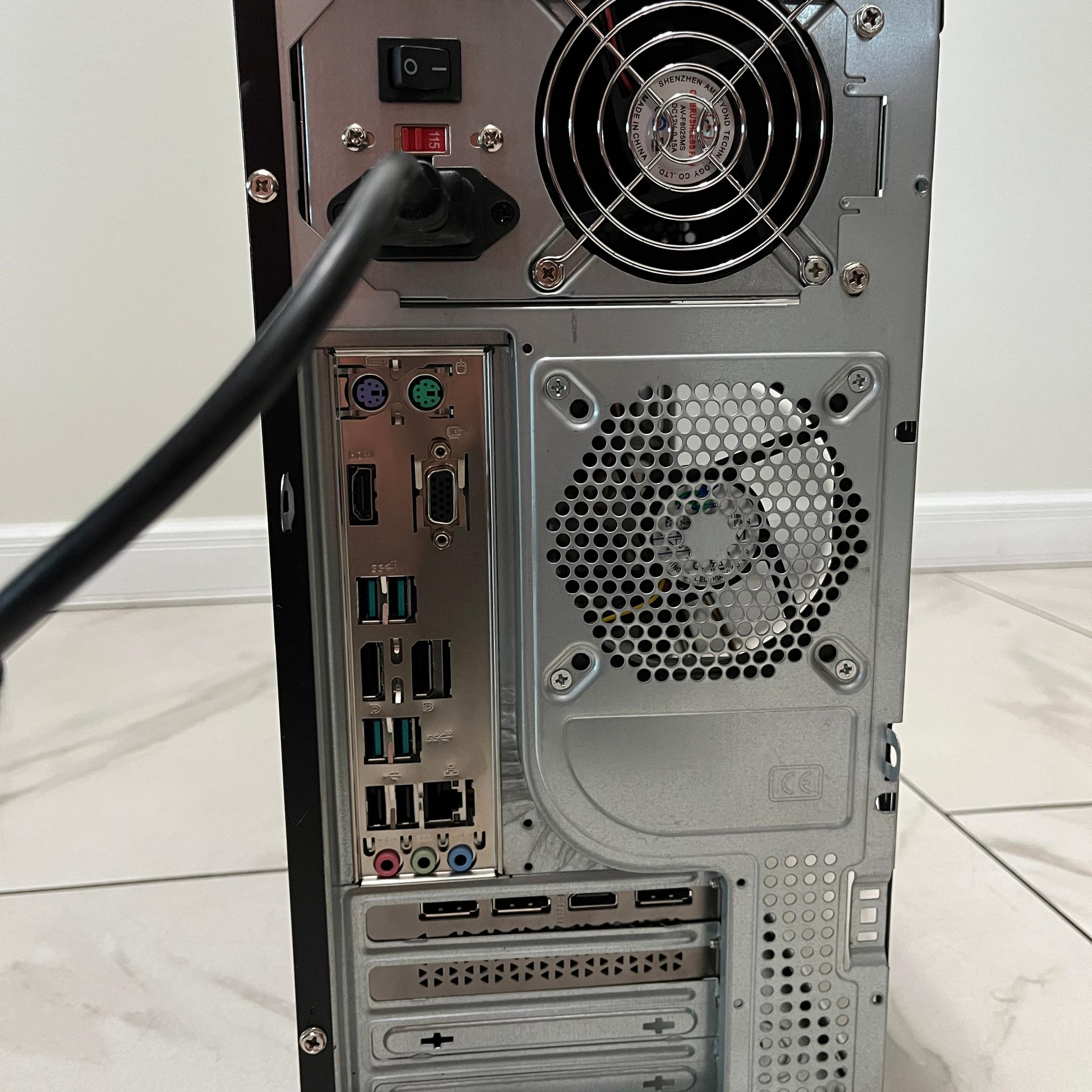 NVIDIA RTX 4060, Intel Core i7-9700, 16GB RAM, 500GB SSD - High FPS Gaming PC w/ Wi-Fi & BT