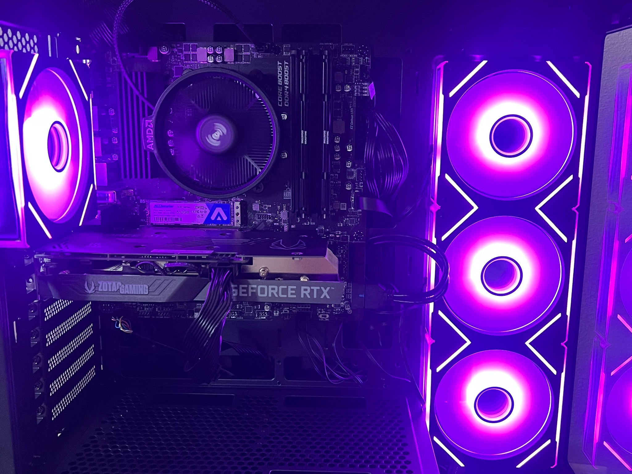 GeForce RTX 3050 8GB Custom Gaming PC - Ryzen 5 5500