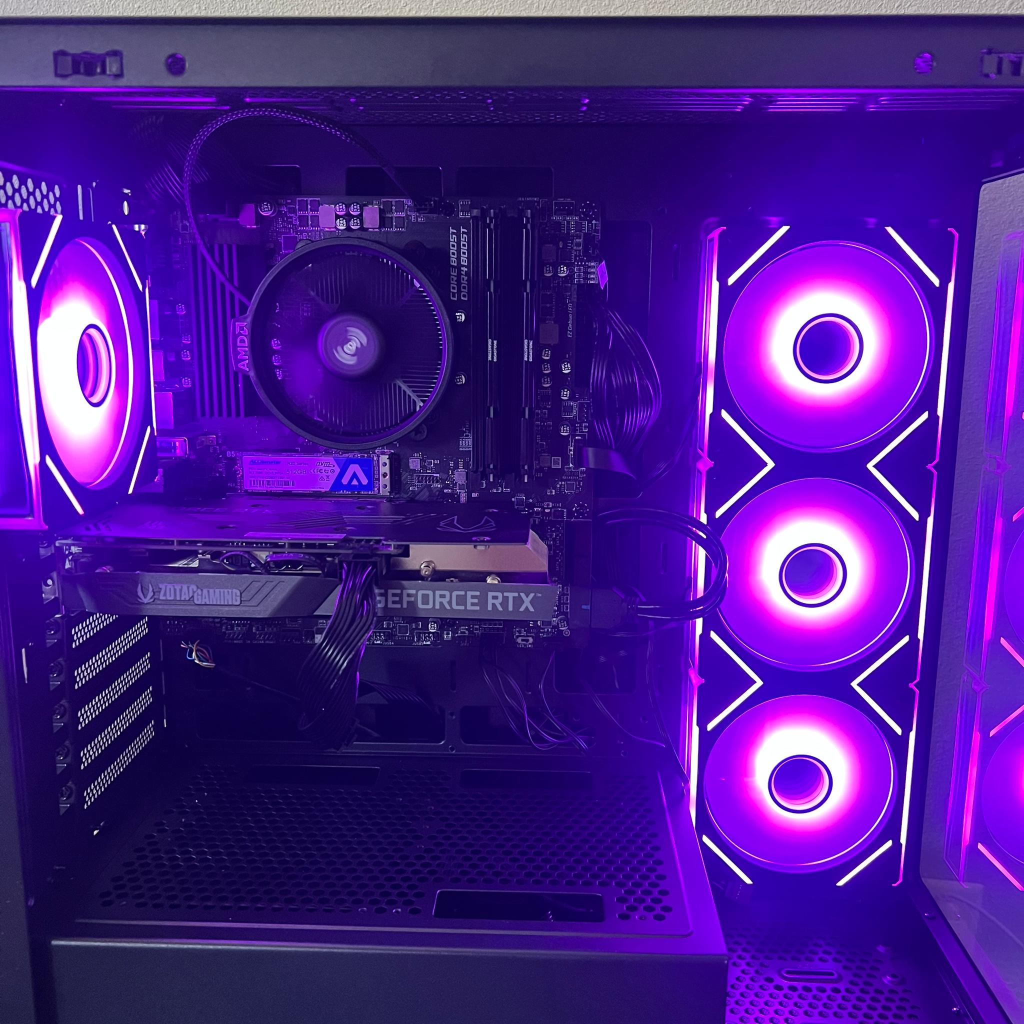 GeForce RTX 3050 8GB Custom Gaming PC - Ryzen 5 5500