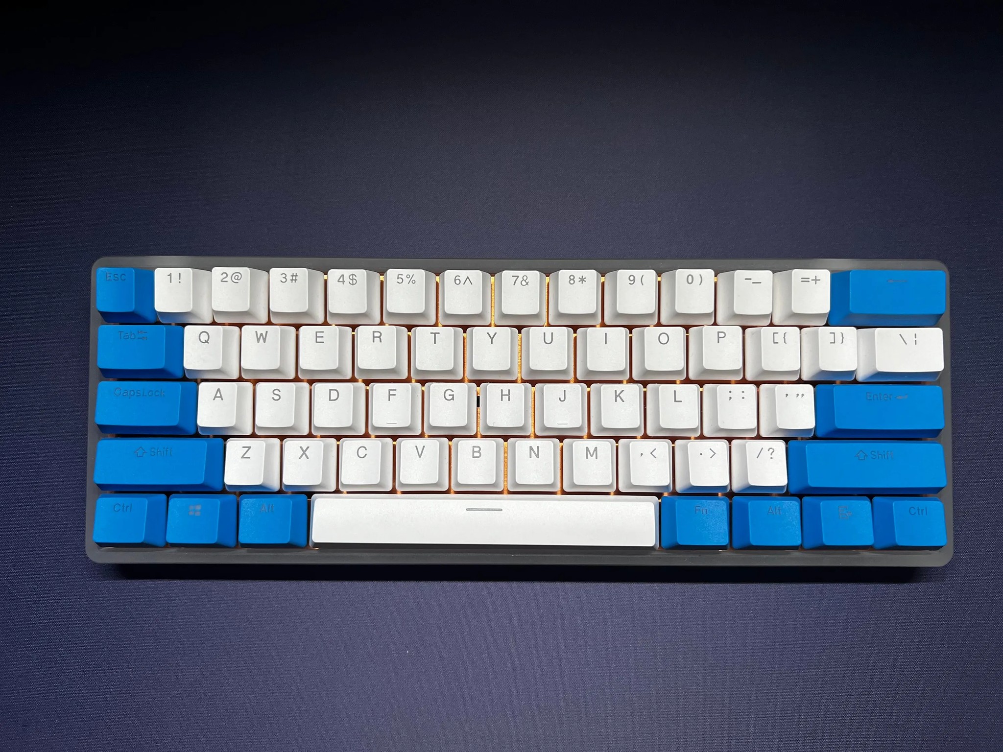 Drop Carina Premium Custom Hotswap 60% Mechanical Keyboard, Copper Plate, Cream Switches