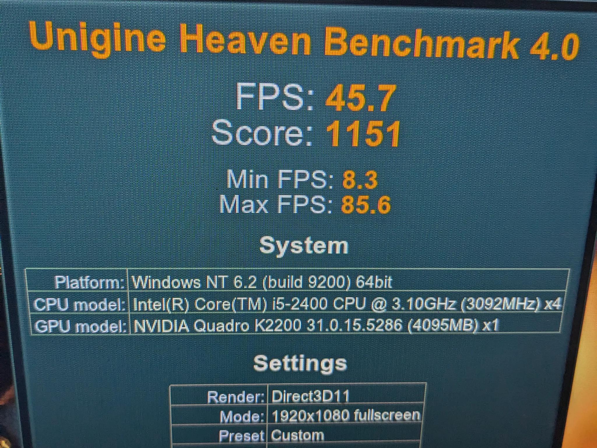 Budget Custom SFF - i5-2400, 16GB RAM, Quadro K2200 4GB (GTX 750 TI), 400GB SSD, Win10, Wifi, RGB