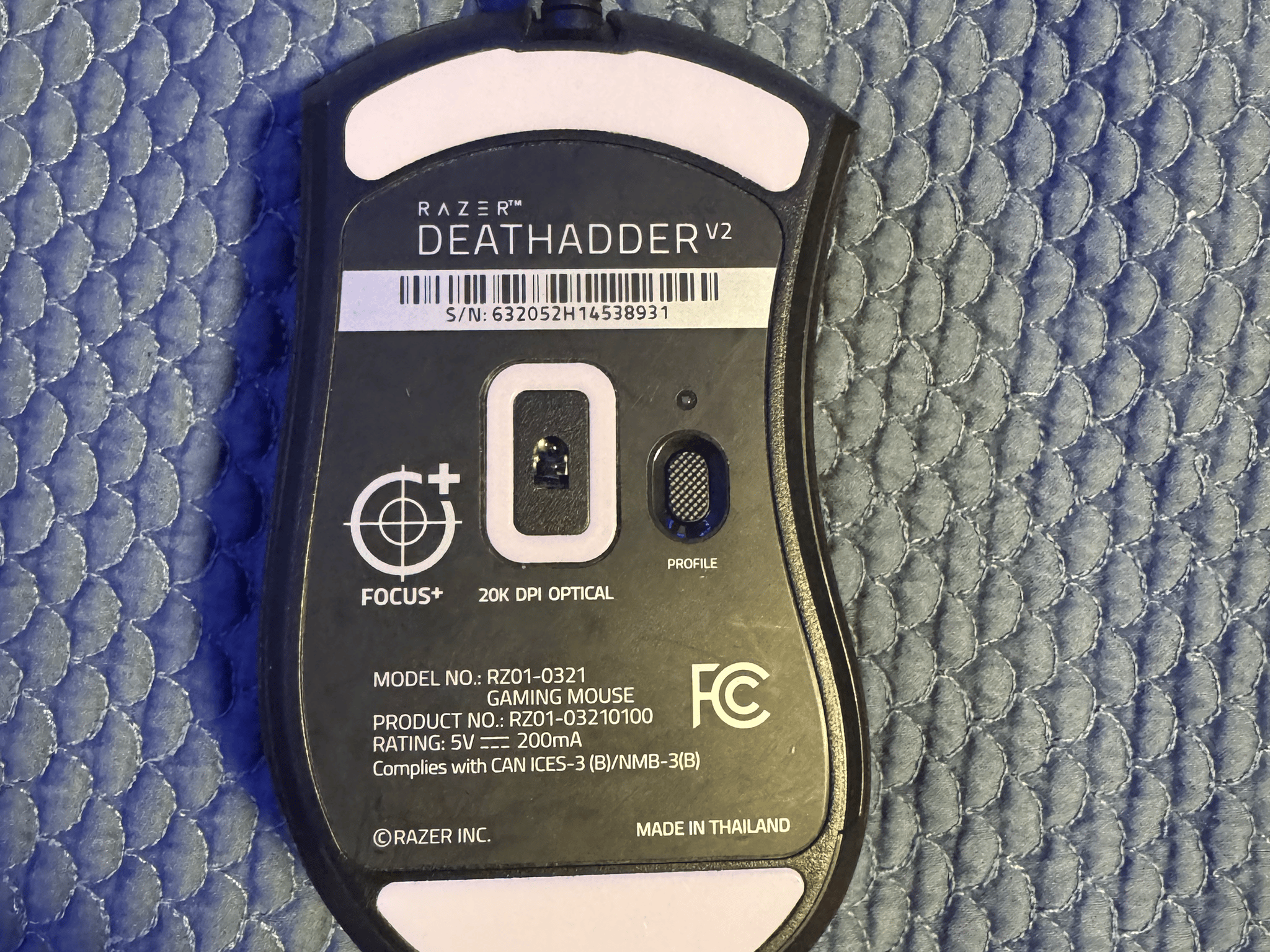 Razer DeathAdder V2 Wired Gaming Mouse - Black