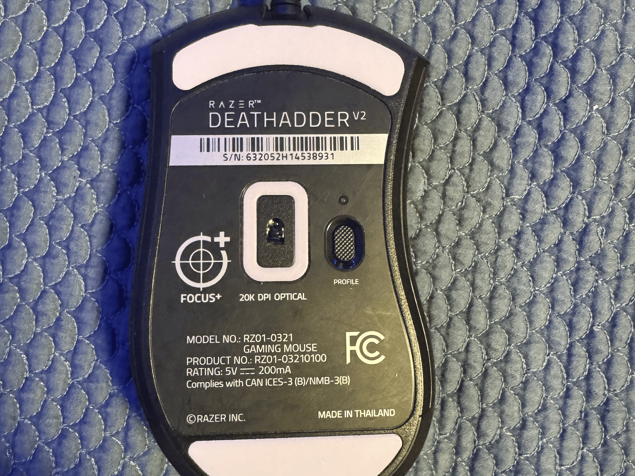 Razer DeathAdder V2 Wired Gaming Mouse - Black