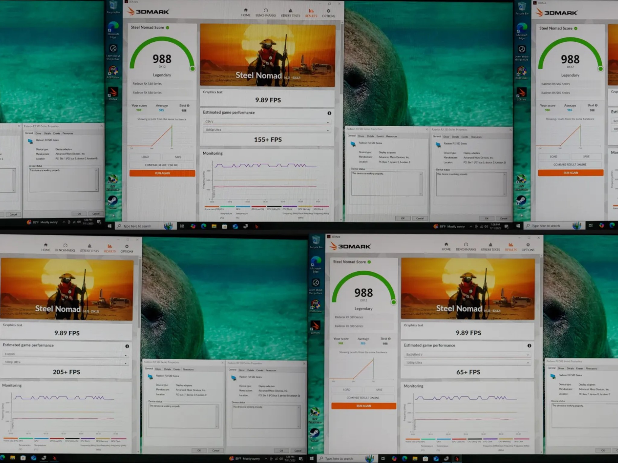 Dual RX 580 • Ryzen 5 1600 • 2 TB SSD • Clean Level 20 MT Build