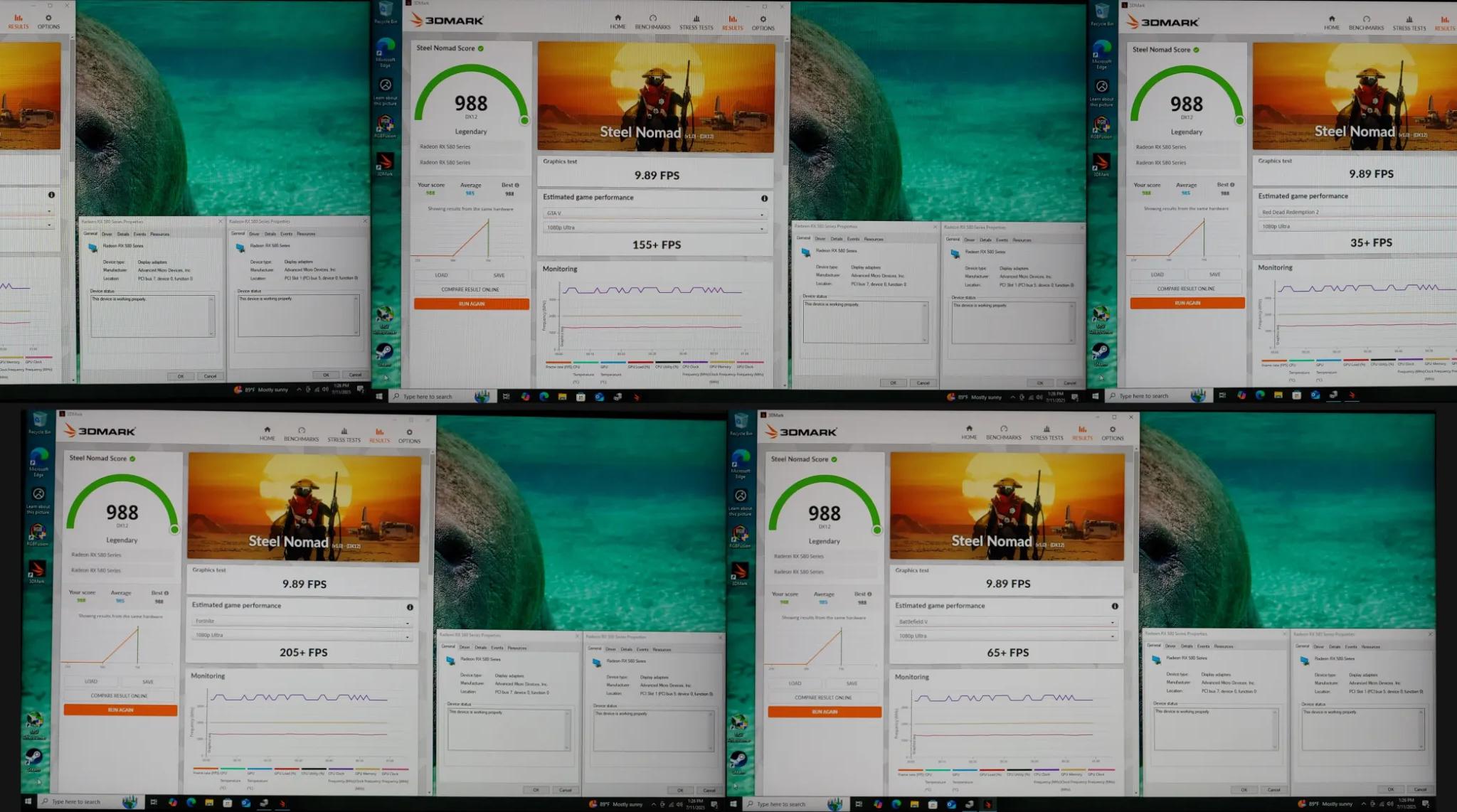 Dual RX 580 • Ryzen 5 1600 • 2 TB SSD • Clean Level 20 MT Build