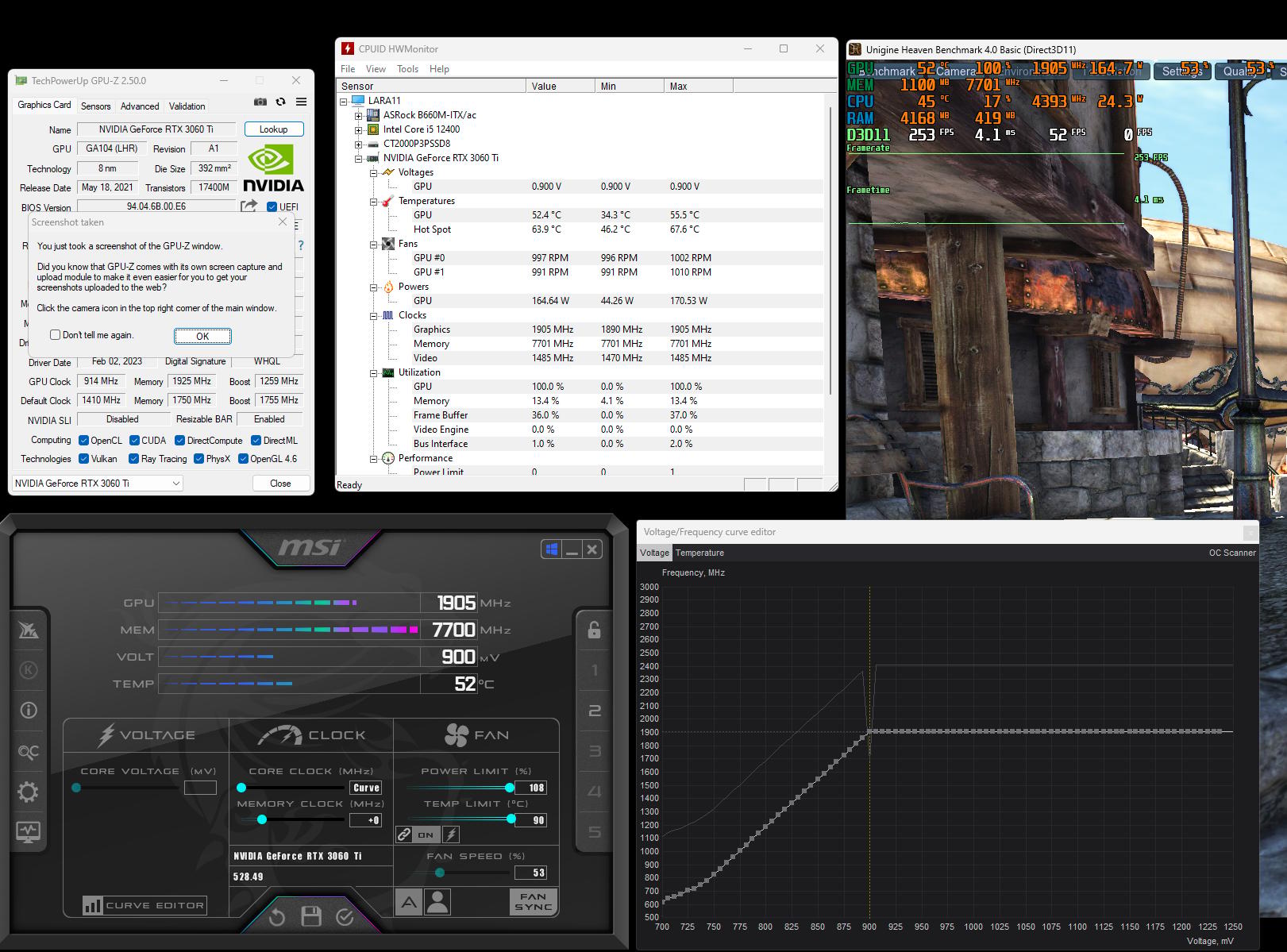 ASUS GeForce RTX 3060 TI KO V2 OC Edition 8GB DRR6