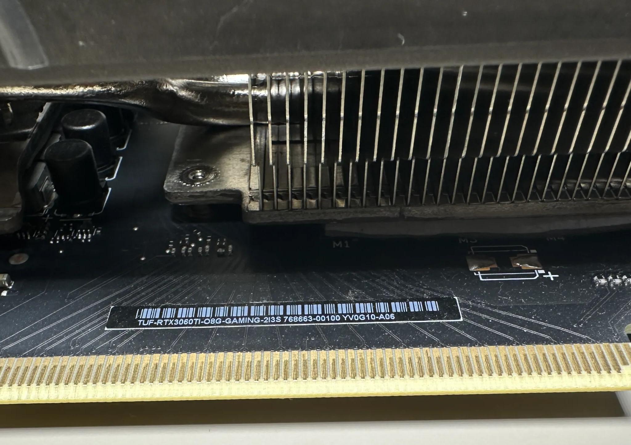 Nvidia RTX 3060 Ti - ASUS TUF GAMING OC - Excellent Condition