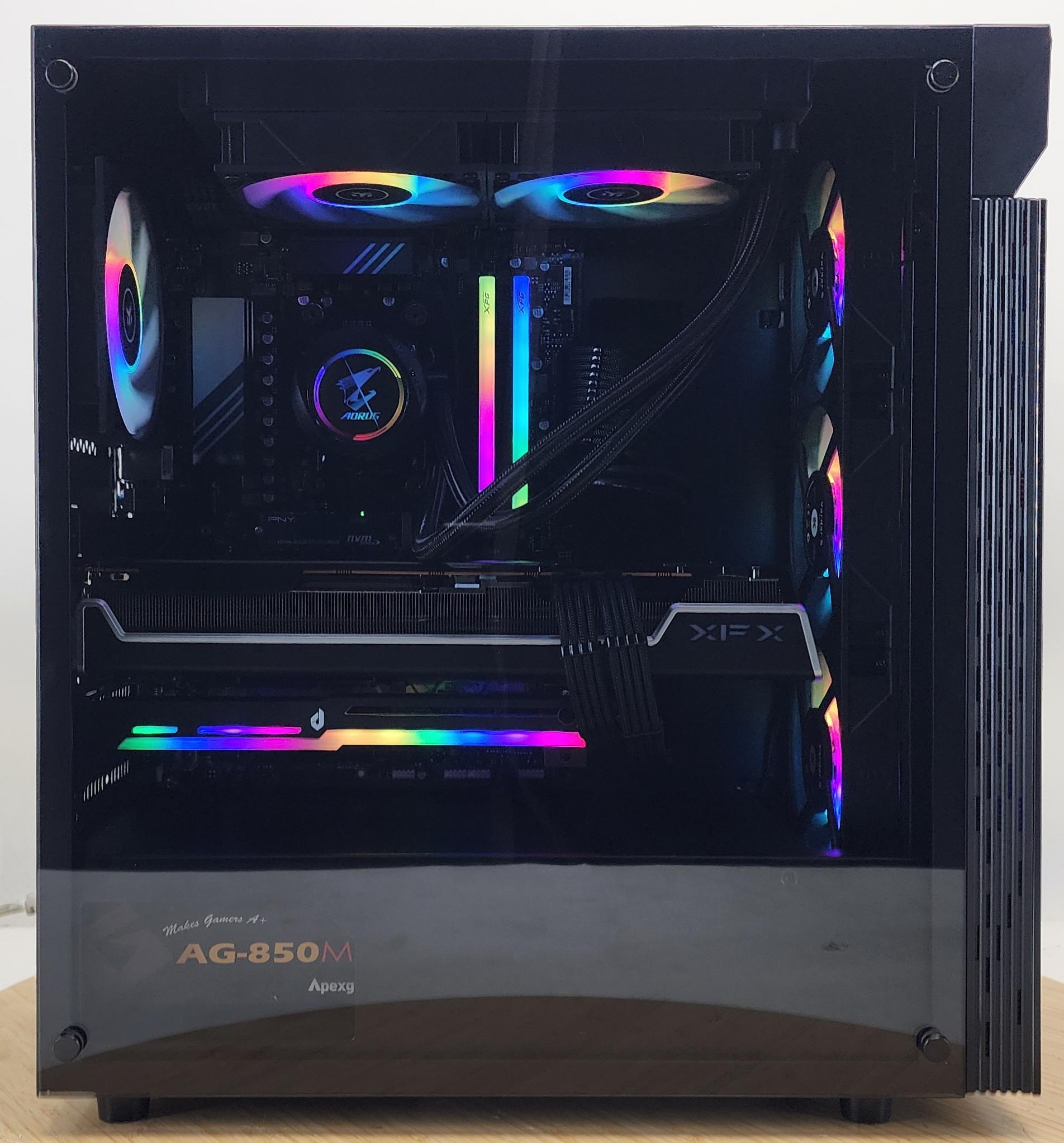 Gaming PC Ryzen 7 9700X 32GB RAM 2TB SSD RX 7900 XT 20GB Windows 11 Computer