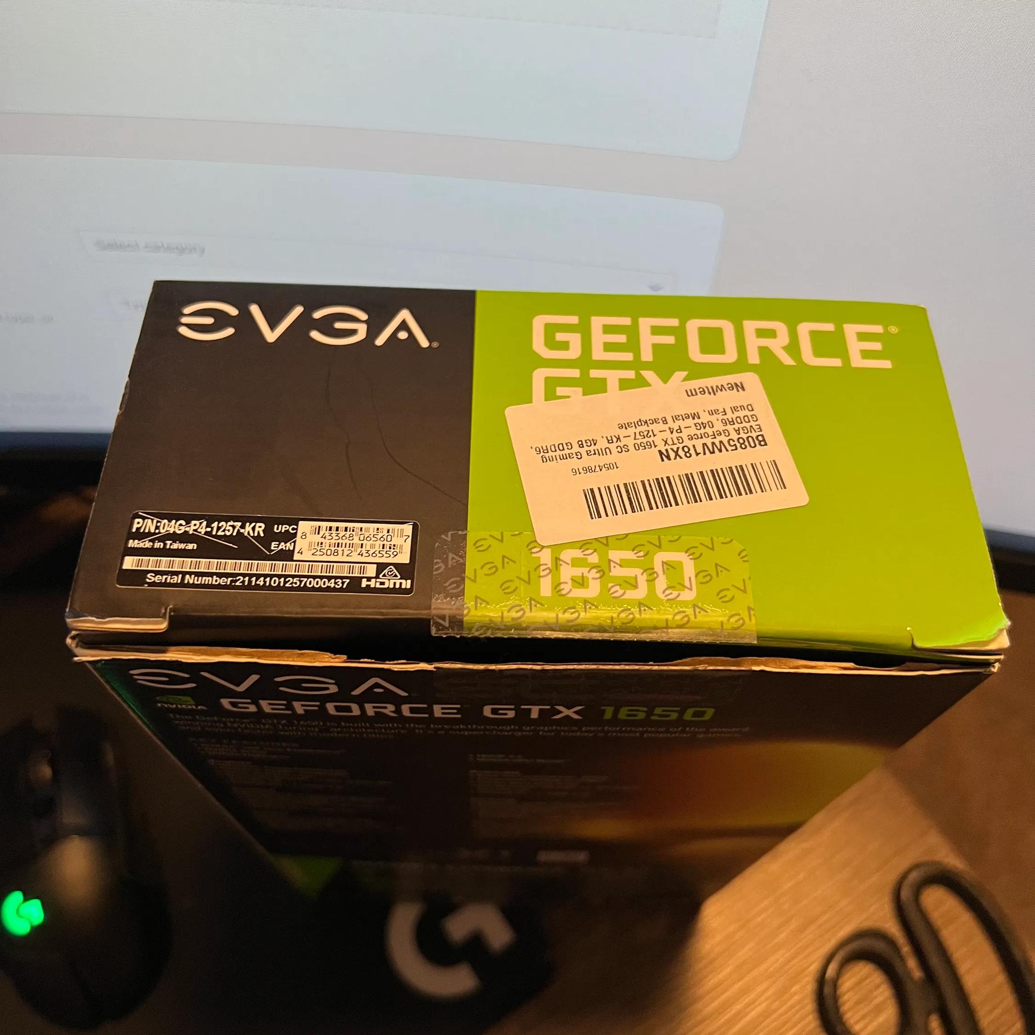 Open Box - EVGA GTX 1650 SC ULTRA