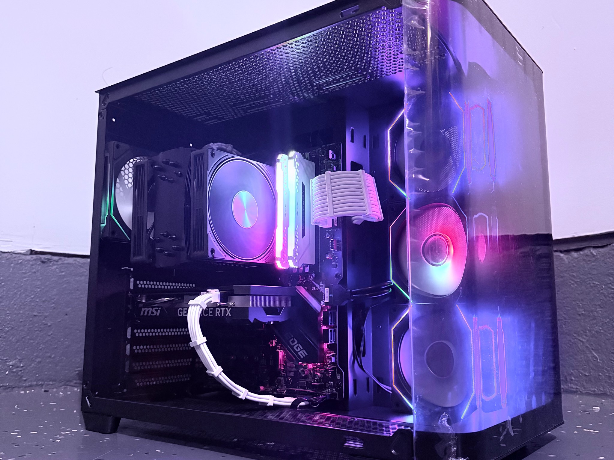 🟣"Violet Phantom"⚫️ | 1080p Gaming | RTX 4060 | i5 10400F | 16GB Ram | 500GB SSD | Free Shipping