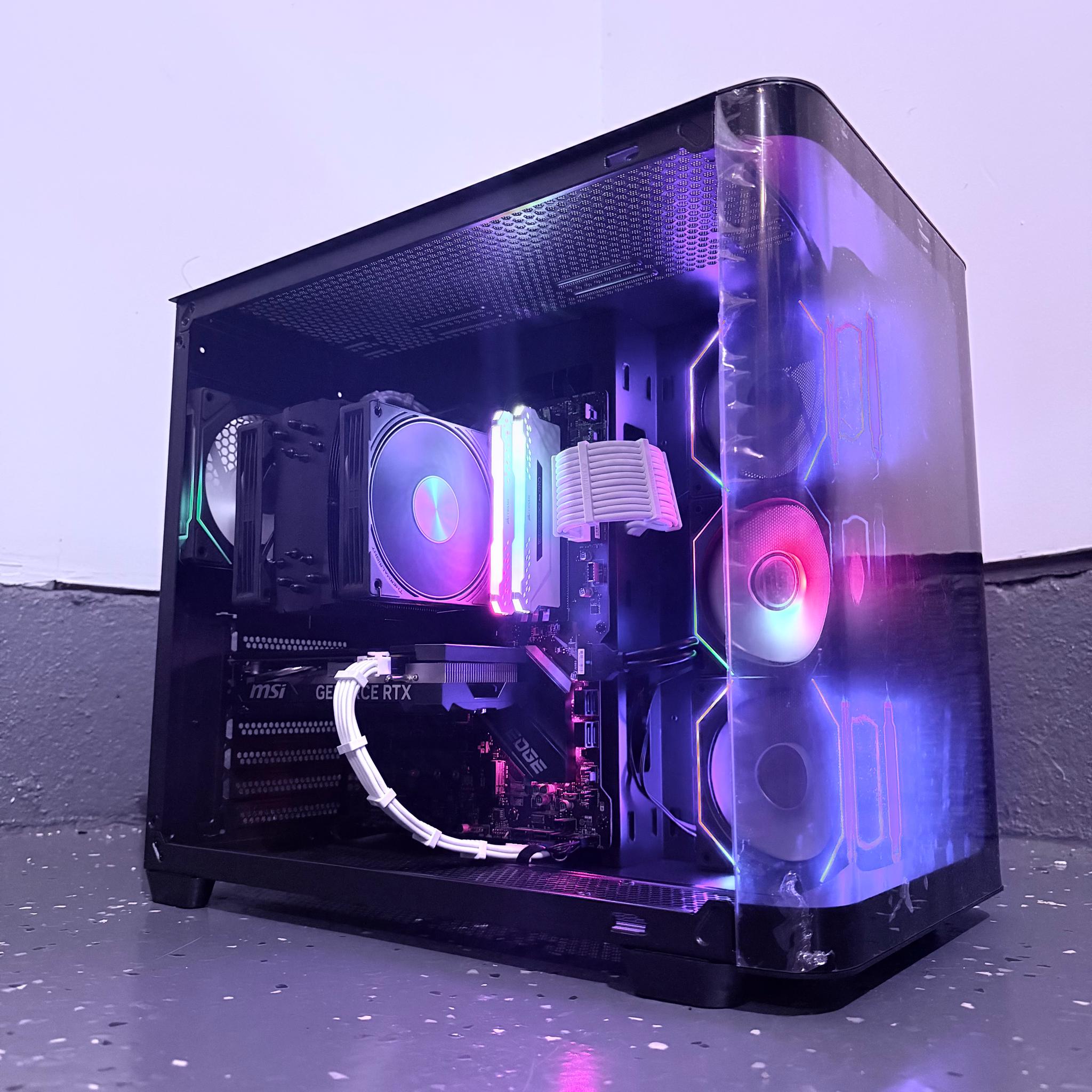🟣"Violet Phantom"⚫️ | 1080p Gaming | RTX 4060 | i5 10400F | 16GB Ram | 500GB SSD | Free Shipping