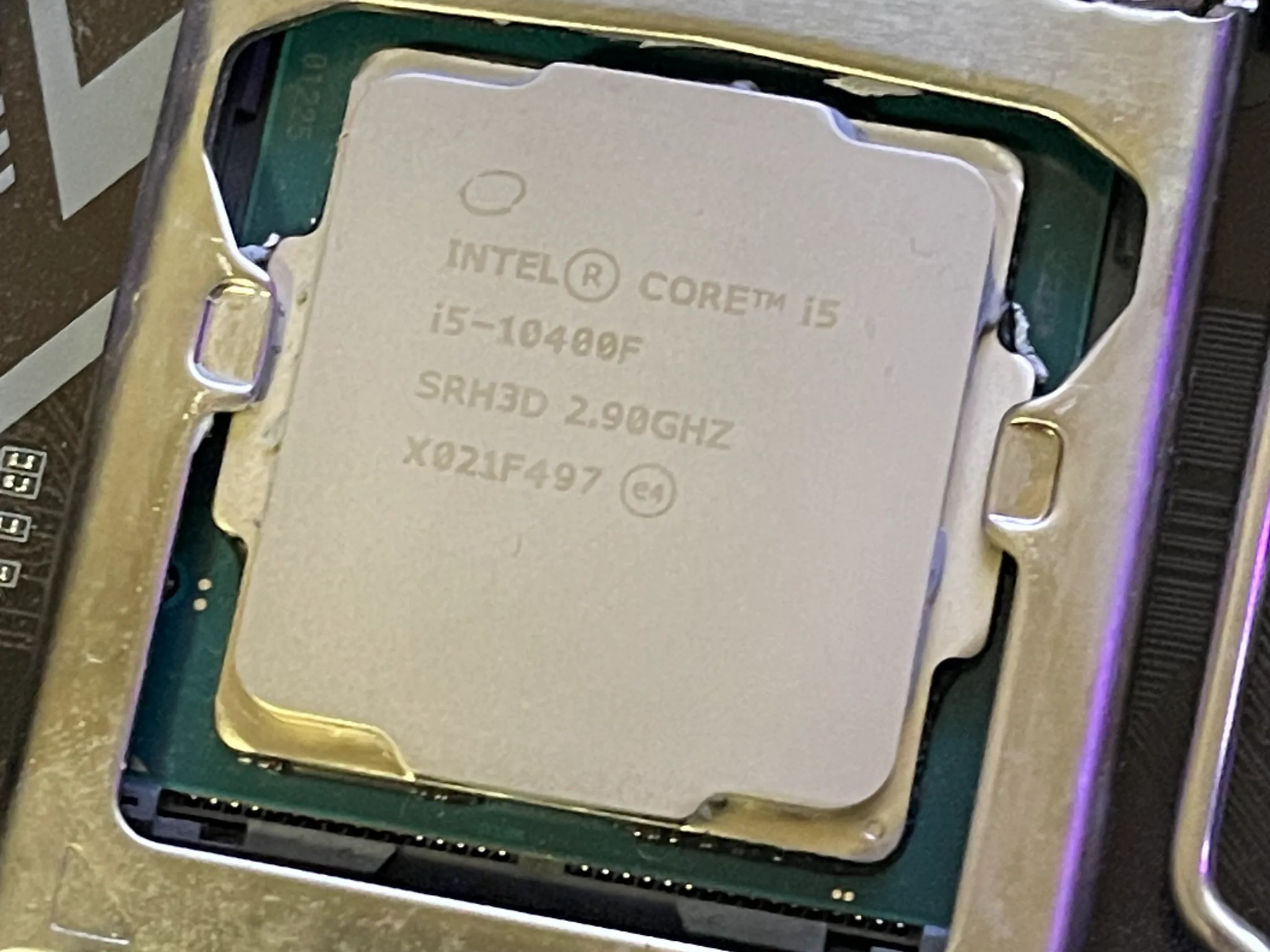 Gigabyte B460M Motherboard, intel i5 10400F CPU, combo for sale.