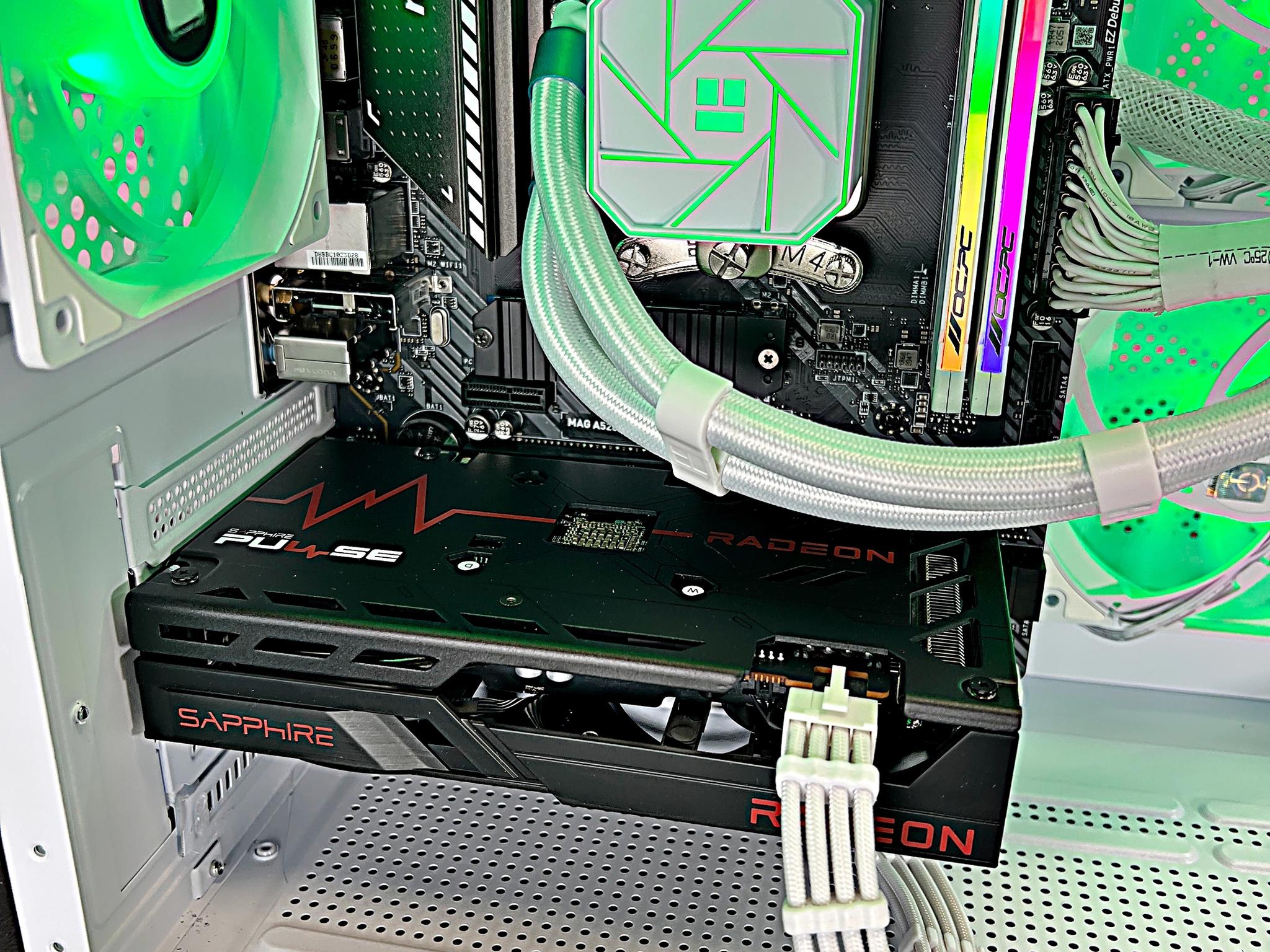 Liquid Cooled Ryzen 5 3600 RX 6600 16GB RAM 1TB M.2  Window 11 Gaming PC