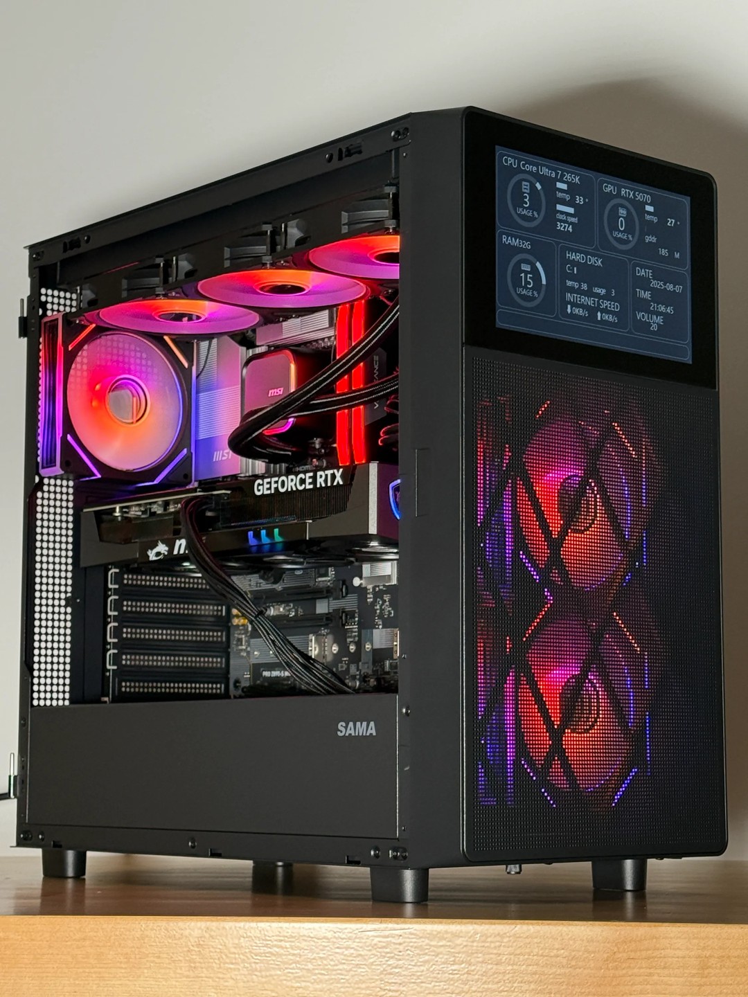 RTX 5070 Intel Core Ultra 7 265k Gaming PC | Jawa