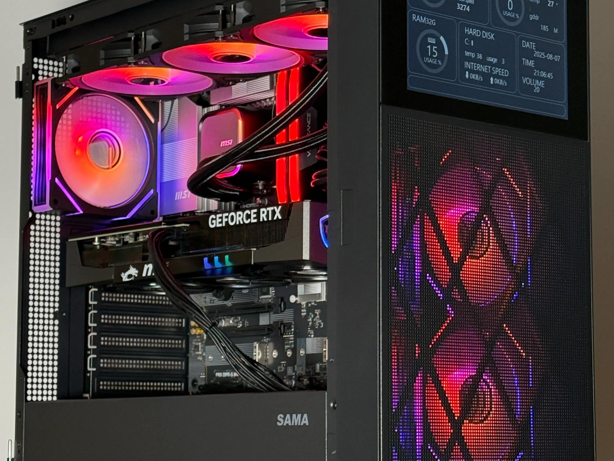 RTX 5070 Intel Core Ultra 7 265k Gaming PC