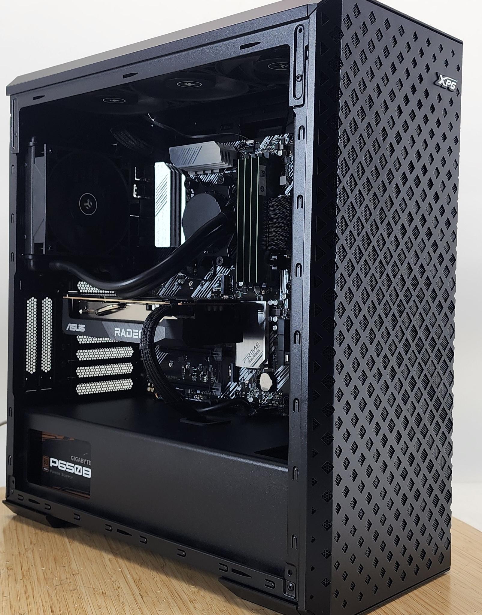 Gaming PC Ryzen 7 5700X 16GB RAM 240GB SSD+500GB HDD RX 7600 8GB Win11 Computer