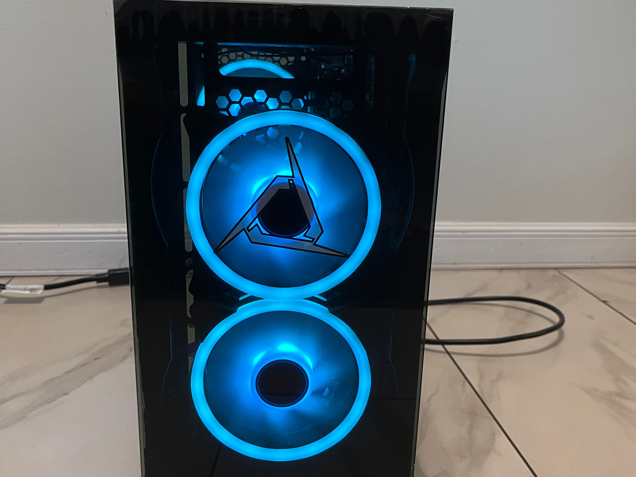 NVIDIA RTX 2060, Intel Core i3-10100, 16GB RAM, 2.2TB Storage, Gaming PC w/ Wi-Fi, BT & RGB Remote