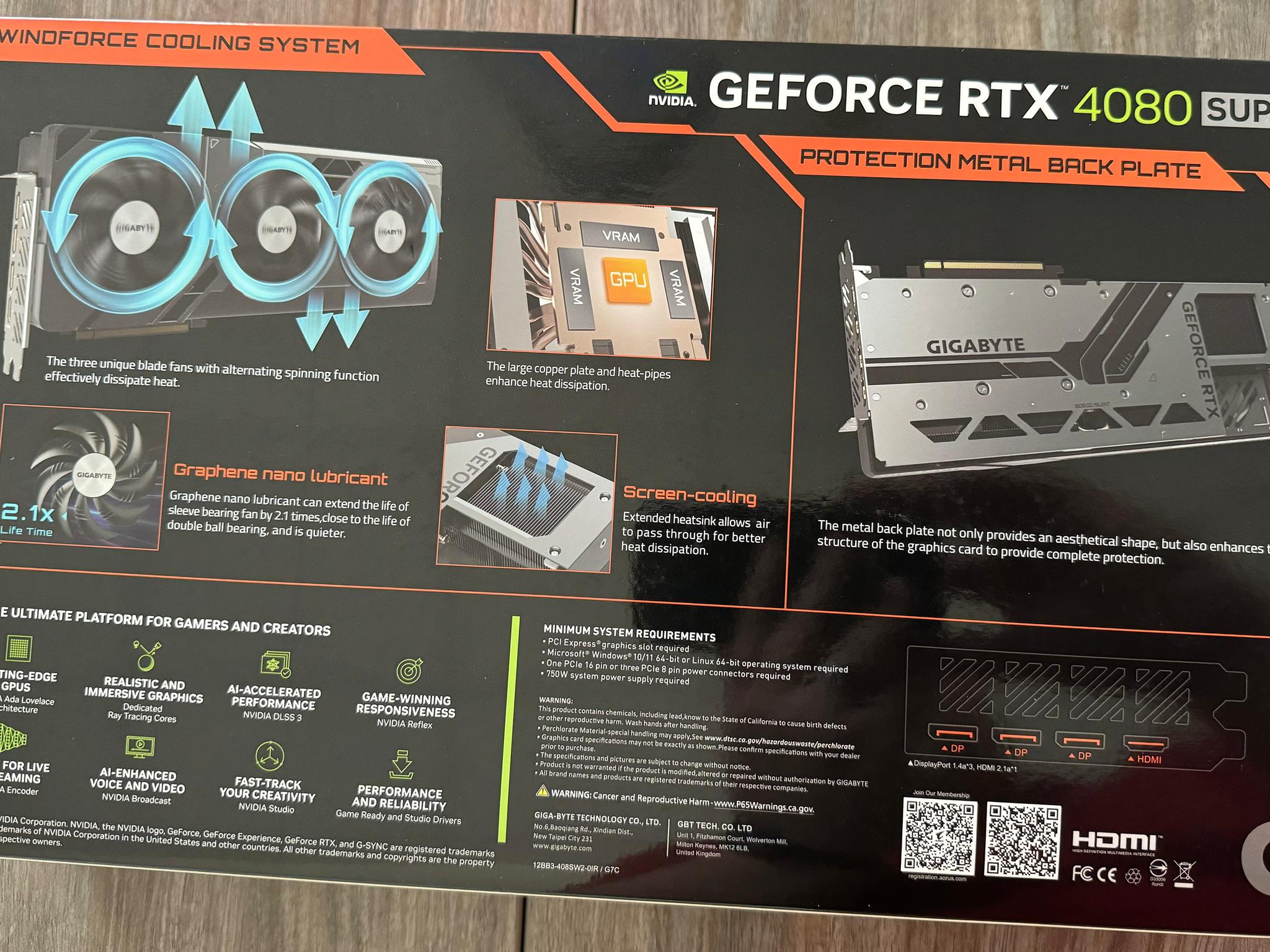 Gigabyte nVidia GeForce RTX 4080 Super *Brand New*