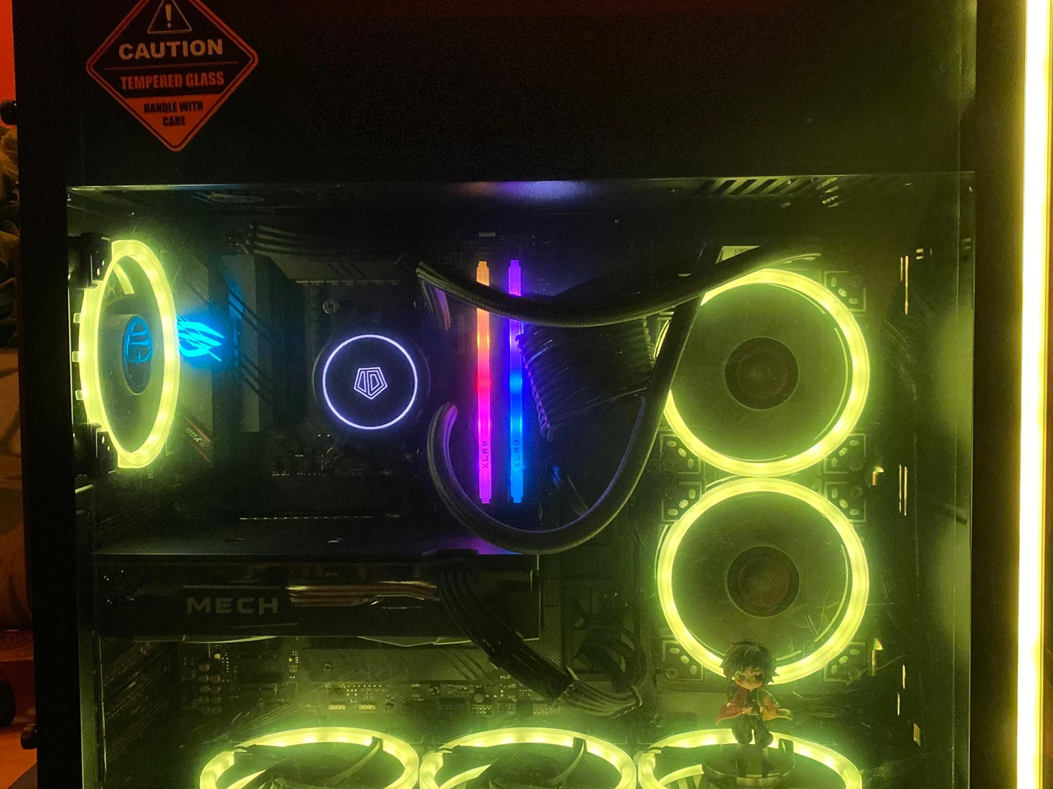 (Liquid💦Cooled)| Ryzen 5 6-Core AMD| RX6600| 16GB XLR8 DDR4 RGB RAM| 500GB NVMe SSD| Windows 11