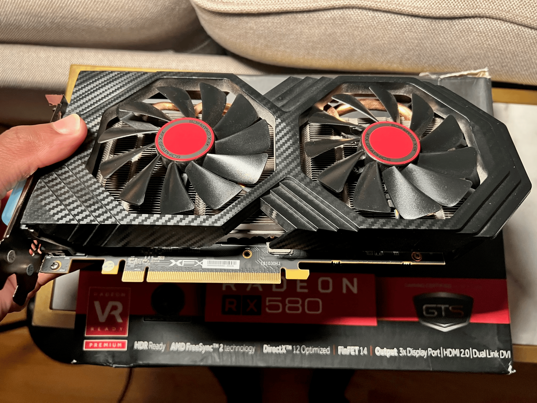 XFX Radeon RX 580 8GB DDR5 - Black