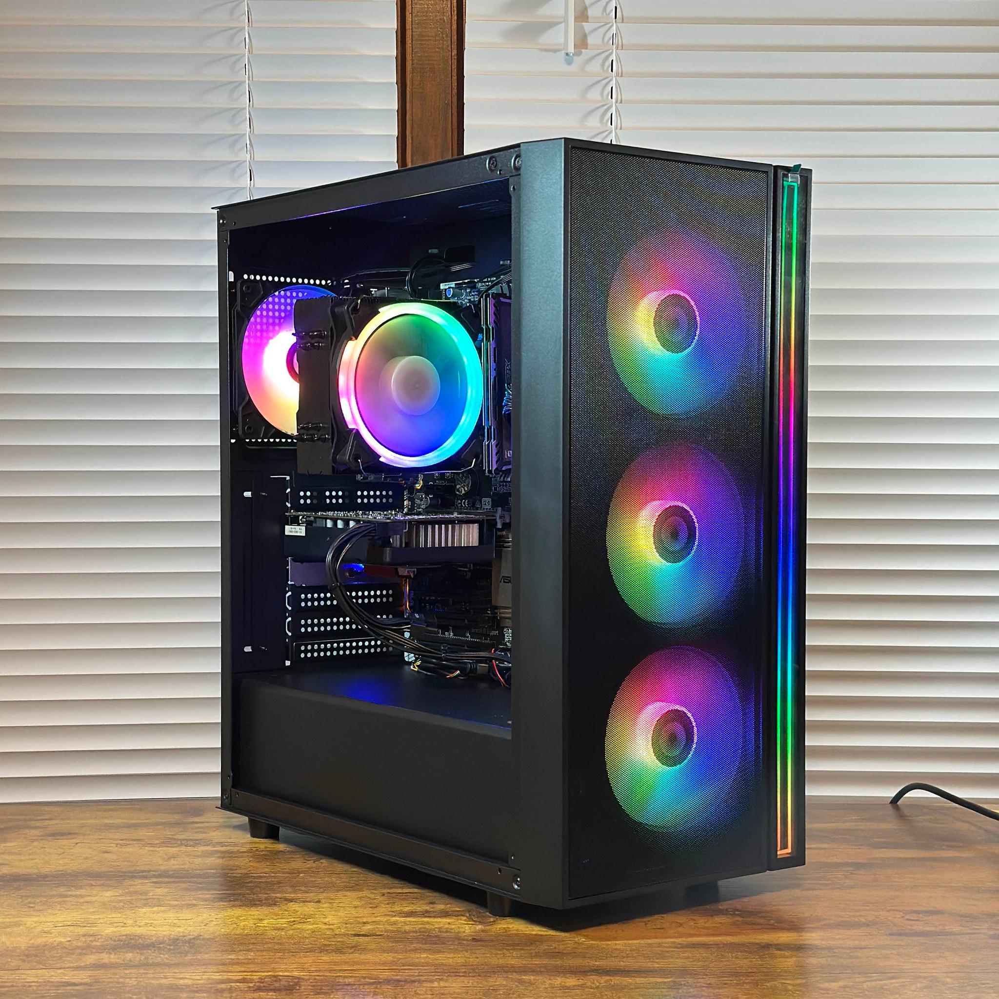 GTX 1660Ti 6GB | Intel i7 7700 | 16GB DDR4 |512GB SSD | Win11 | WIFI | 1080P Gaming PC