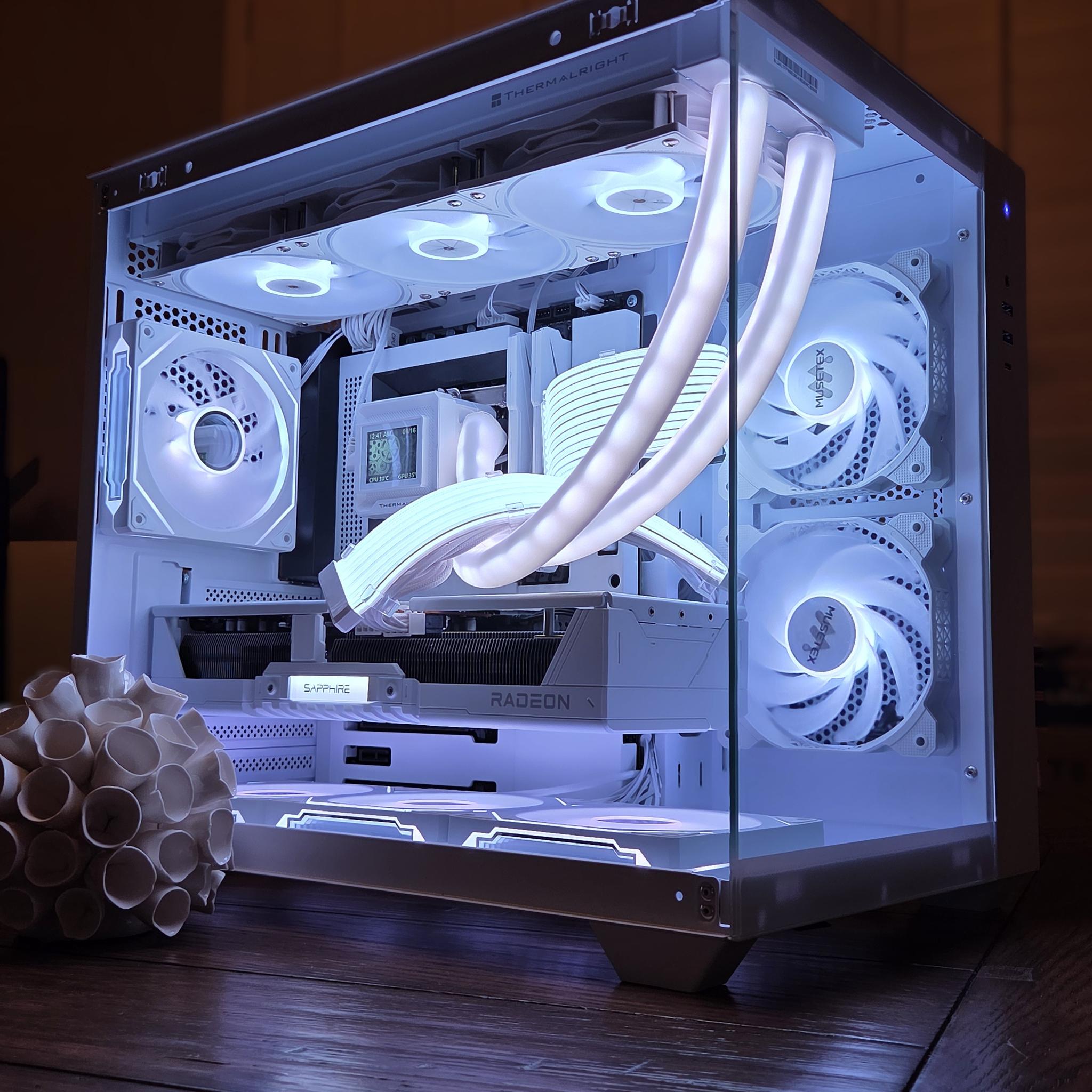 *SPRING BREAK SALE! THRU 3/20* The White Knight! ⚔️ 14600K/9070/DDR5-32GB/1TB