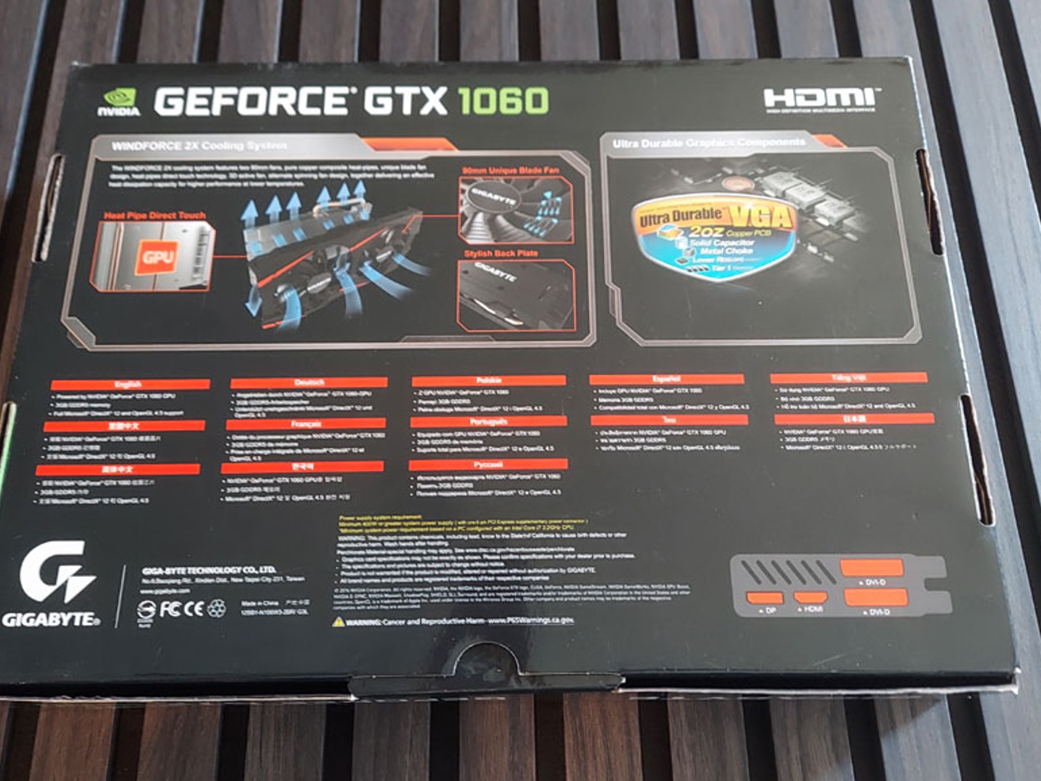 MINTY Gigabyte GTX 1060 3GB | Original Packaging | 1080p LITE | 60 FPS
