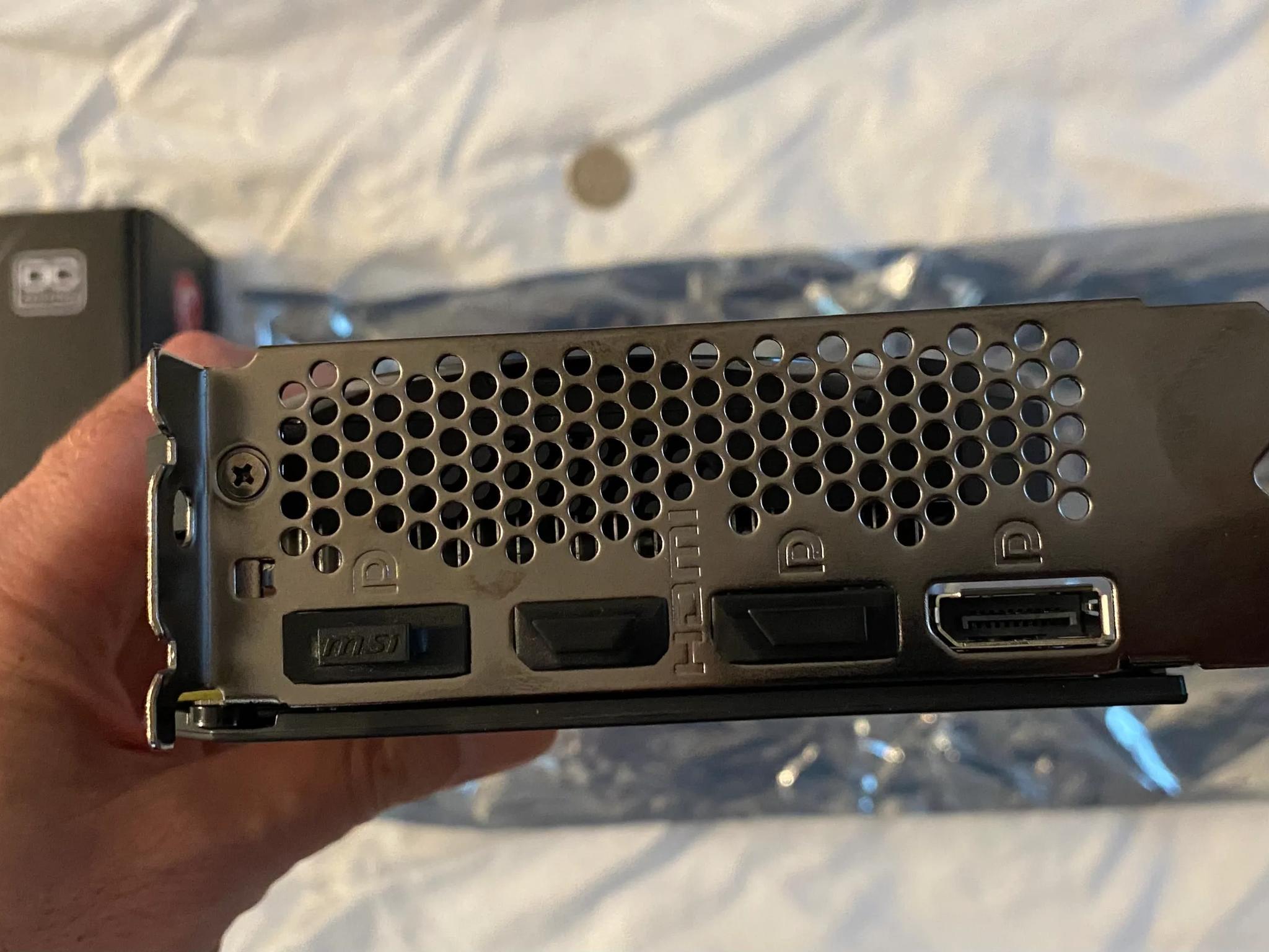 MSI RTX 4060 8GB - Never Gaming/Stressed - Display Only - Like New March 2025