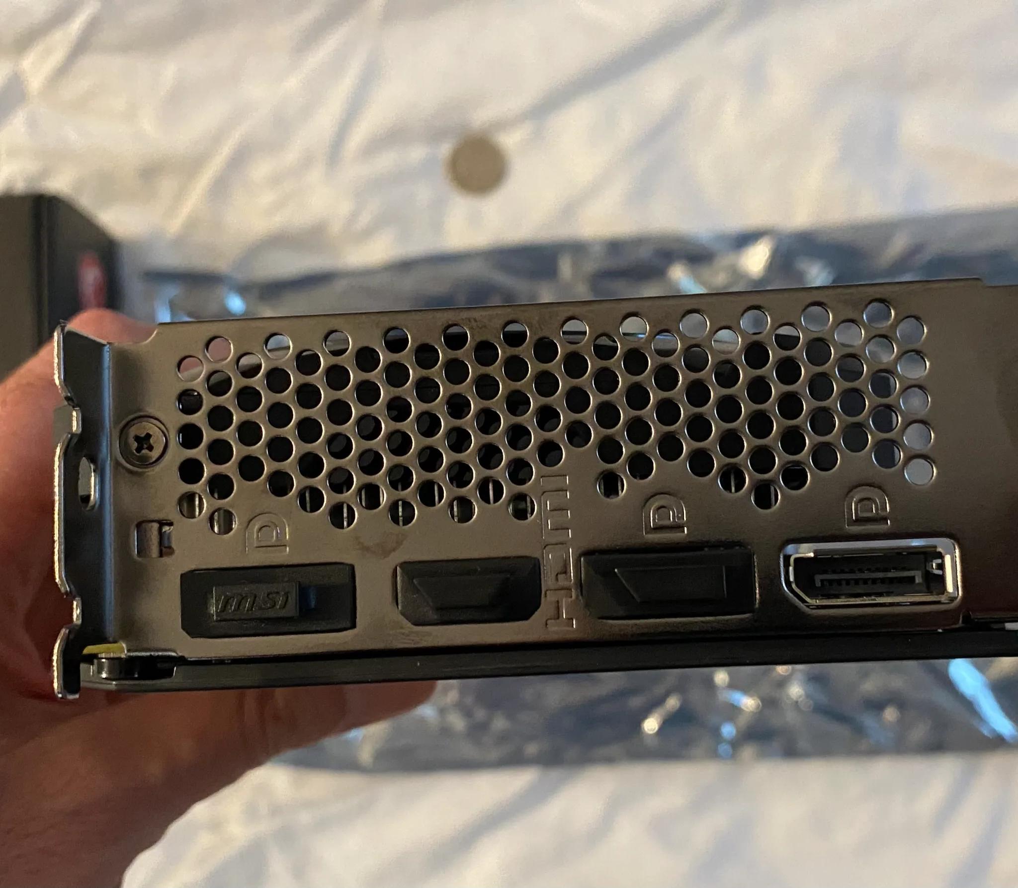 MSI RTX 4060 8GB - Never Gaming/Stressed - Display Only - Like New March 2025