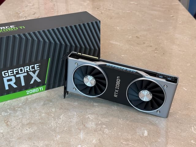 Founders Edition NVIDIA GeForce RTX 2080 Ti - 11GB GDDR6 - Like New!  In Original Box!