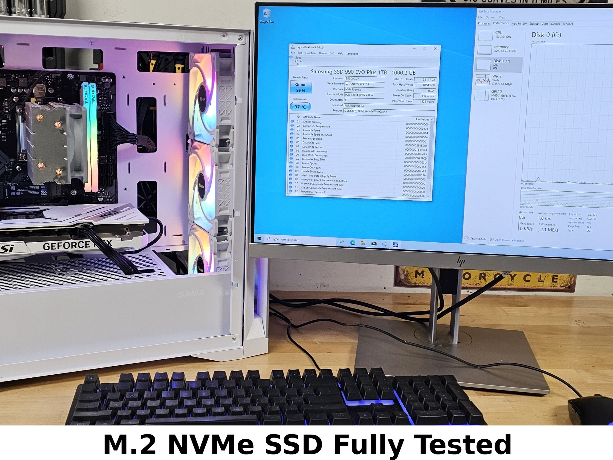 1TB NVMe M.2 SSD Samsung 990 EVO Plus