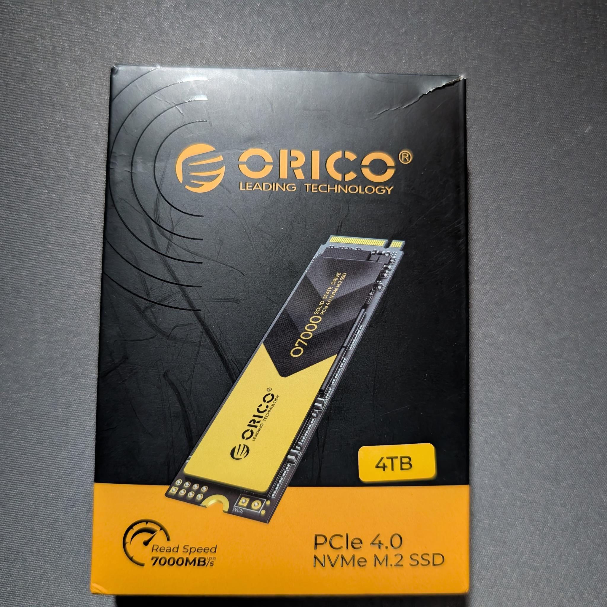 Orico O7000 4TB M.2 PCIe 4.0 NVMe SSD