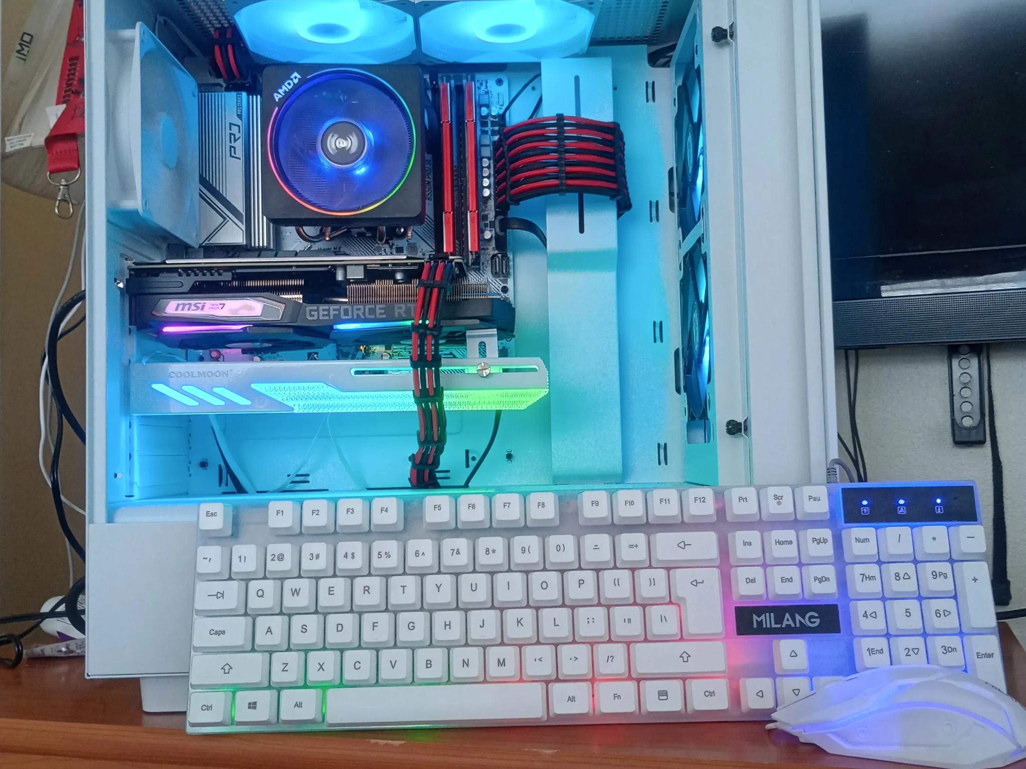 Newly Built 1080p gaming desktop w/Ryzen 5 3600/ RTX 2060 Super w/ 8GB VRAM