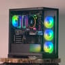 FREE SHIPPING 🖤 🌈 Black RGB Gaming PC | RX 9070 16 GB | Ryzen 5 7600x | 1TB SSD | 32 GB DDR5