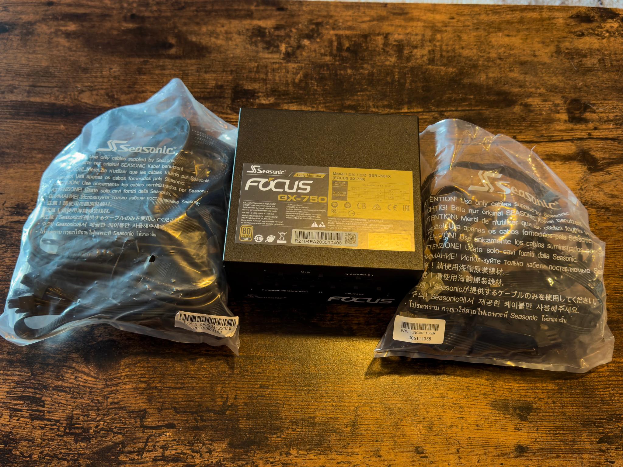 Seasonic Focus GX-750 SSR-750FX Power Supply