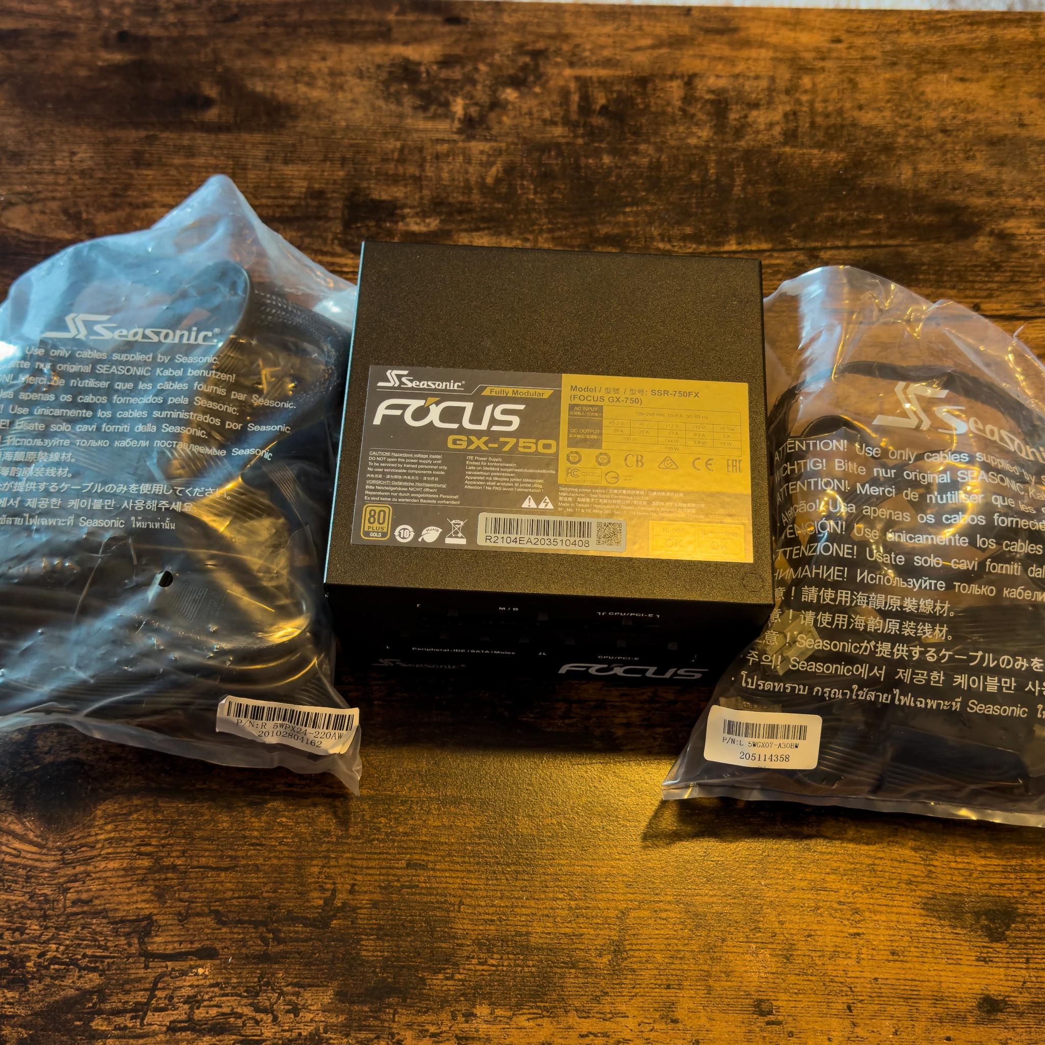 Seasonic Focus GX-750 SSR-750FX Power Supply