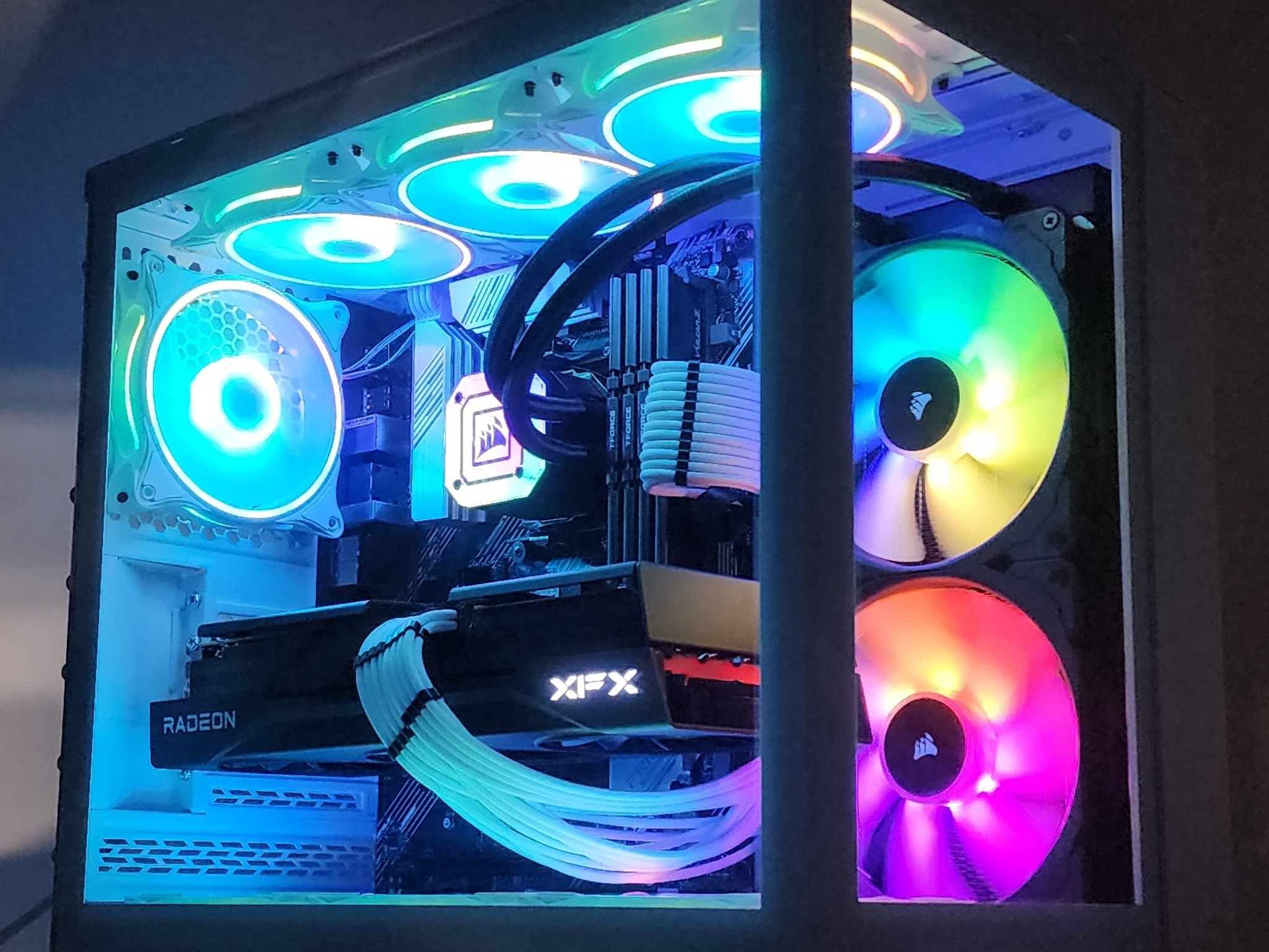 Gaming PC Ryzen 7 5800XT 32GB RAM 2TB SSD RX 9070 16GB Windows 11 Computer